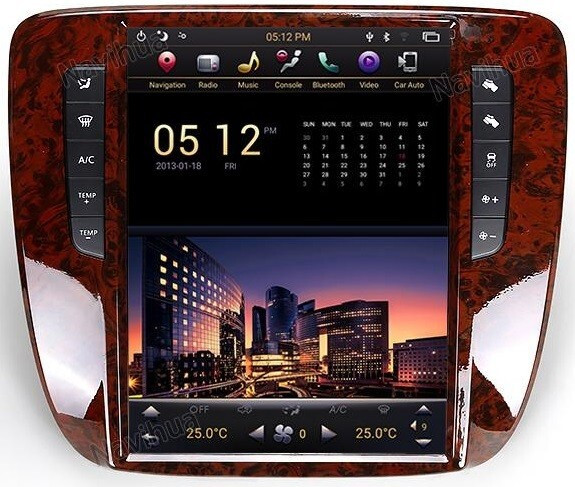 Магнитола для Chevrolet Tahoe 2006-2014 - Carmedia NH-1204 ("Тесла-Стиль") на Android 9, 6-ТУРБО ядер и 4ГБ-32ГБ (CarPlay)