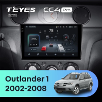 Штатная магнитола для Mitsubishi Outlander 1 (2002-2008) (Экран 9,5") - Teyes CC4 Pro на Android 13, 8-ядер, 12ГБ-256ГБ, SIM-слот