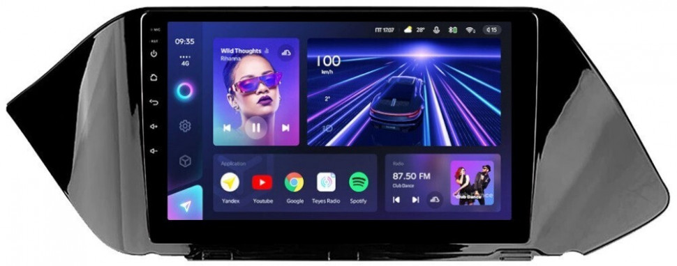 Магнитола для Hyundai Sonata 2020+ - Teyes CC3L Android 10, 8-ядер, 4ГБ+32ГБ, SIM-слот (CarPlay)