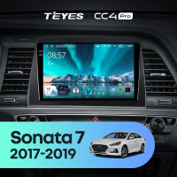 Штатная магнитола для Hyundai Sonata 7 LF (2017-2019) (Экран 9,5") - Teyes CC4 Pro на Android 13, 8-ядер, 12ГБ-256ГБ, SIM-слот