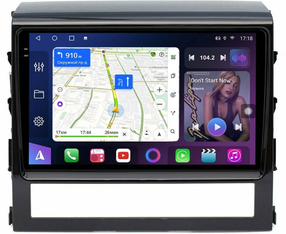 Штатная магнитола FarCar s500 Plus 2K для Toyota Land Cruiser 200 на Android (GX567/609M)