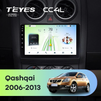 Штатная магнитола для Nissan Qashqai 1 J10 (2006-2013) F1 - Teyes CC4L на Android 14, 8-ядер, 6ГБ-64ГБ, SIM-слот