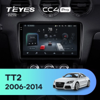 Штатная магнитола для Audi TT 2 (2006-2014) (Экран 9,5") - Teyes CC4 Pro на Android 13, 8-ядер, 8ГБ-128ГБ, SIM-слот