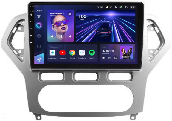 Магнитола для Ford Mondeo 4 2007-2010 - Teyes CC3 Android 10, ТОП процессор, 4/32 Гб, CarPlay, SIM-слот (CarPlay)