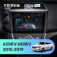 Штатная магнитола для Lifan 650EV (2015-2019) (Экран 10,36") - Teyes CC4 Pro на Android 13, 8-ядер, 12ГБ-256ГБ, SIM-слот