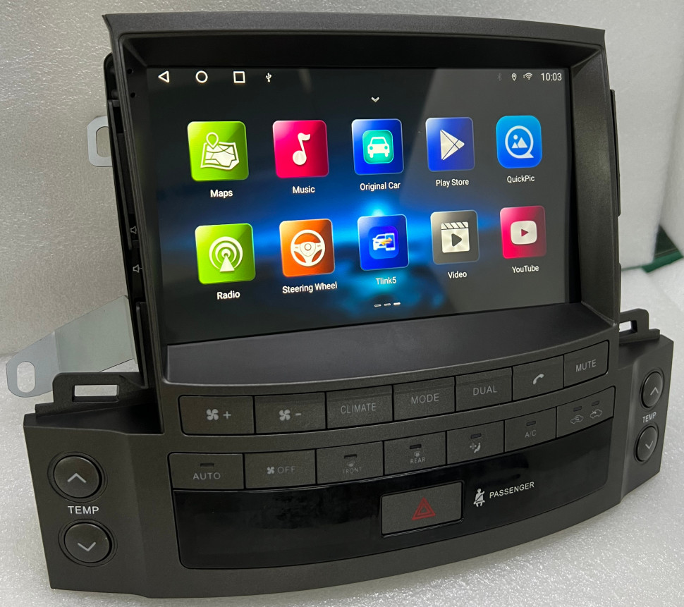 Магнитола для Lexus LX570 2007-2015 - Carmedia ZH-L9001 монитор 12.3", Android 12, 8Гб+128Гб, CarPlay, SIM-слот (CarPlay)