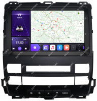 Магнитола для Toyota Land Cruiser Prado 120 2002-2009 - Carmedia SF-9696-1 Android 10, 8-ядер, SIM-слот (CarPlay)