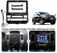 Магнитола для Toyota Land Cruiser Prado 120 2002-2009 - Carmedia SF-9696-1 Android 10, 8-ядер, SIM-слот (CarPlay)