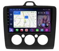 Штатная магнитола FarCar s400 для Ford Focus, C-Max, Galaxy на Android (HL004/3284M черная кондей)