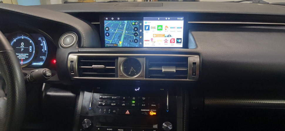 Магнитола для Lexus IS 2020+ (замена родного монитора 8") - Carmedia MRW-3806 Android 10, 8ГБ-128ГБ, SIM-слот