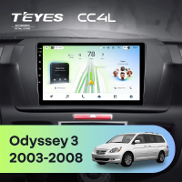 Штатная магнитола для Honda Odyssey 3 RL3 RL4 (2003-2008) - Teyes CC4L на Android 14, 8-ядер, 6ГБ-64ГБ, SIM-слот