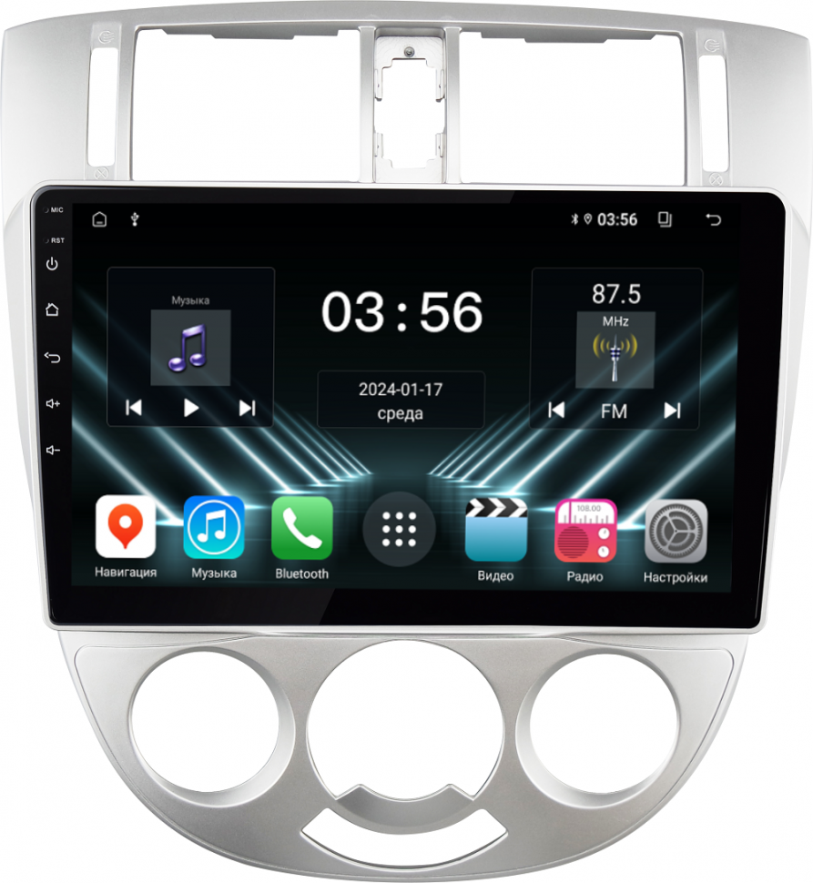 Штатная магнитола FarCar для Chevrolet Lacetti седан на Android (DX3014M кондей) (CarPlay)