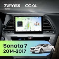 Штатная магнитола для Hyundai Sonata 7 LF (2014-2017) - Teyes CC4L на Android 14, 8-ядер, 6ГБ-64ГБ, SIM-слот