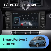 Штатная магнитола для Mercedes-Benz Smart Fortwo 2 (2010-2015) (Экран 9,5") - Teyes CC4 Pro на Android 13, 8-ядер, 12ГБ-256ГБ, SIM-слот