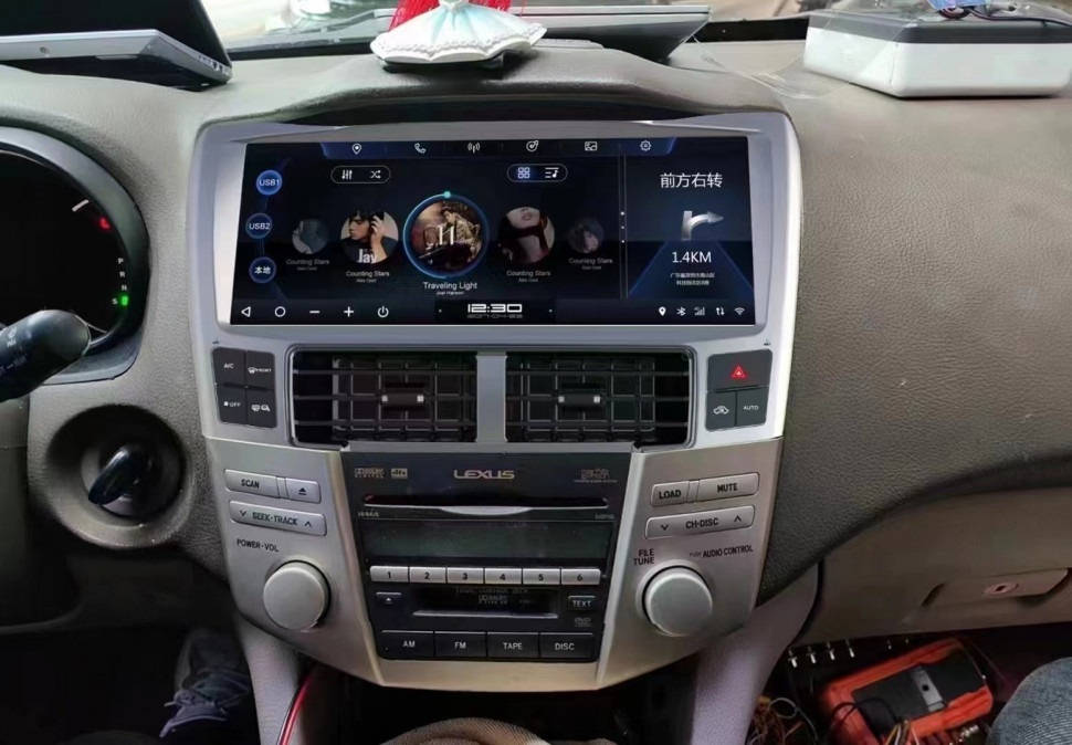 Магнитола для Lexus RX 2004-2009 - Carmedia KP-L1212-6128 монитор 12.3" на Android 10, 8-ядер, 6ГБ-128ГБ, SIM-слот