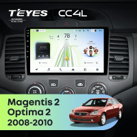 Штатная магнитола для Kia Magentis 2 / Optima 2 (2008-2010) - Teyes CC4L на Android 14, 8-ядер, 6ГБ-64ГБ, SIM-слот
