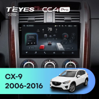 Штатная магнитола для Mazda CX-9 TB (2006-2016) (Экран 10,36") - Teyes CC4 Pro на Android 13, 8-ядер, 12ГБ-256ГБ, SIM-слот