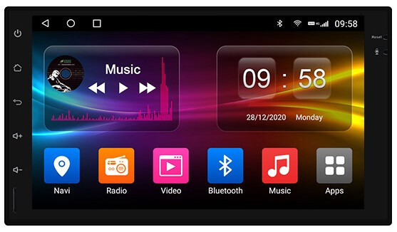 2DIN магнитола (экран 7") - Carmedia OL-7001-P Android 10, ТОП процессор, 4/64, 4G-SIM (CarPlay)