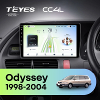 Штатная магнитола для Honda Odyssey RL1 (1998-2004) Тип-B Правый руль - Teyes CC4L на Android 14, 8-ядер, 6ГБ-64ГБ, SIM-слот