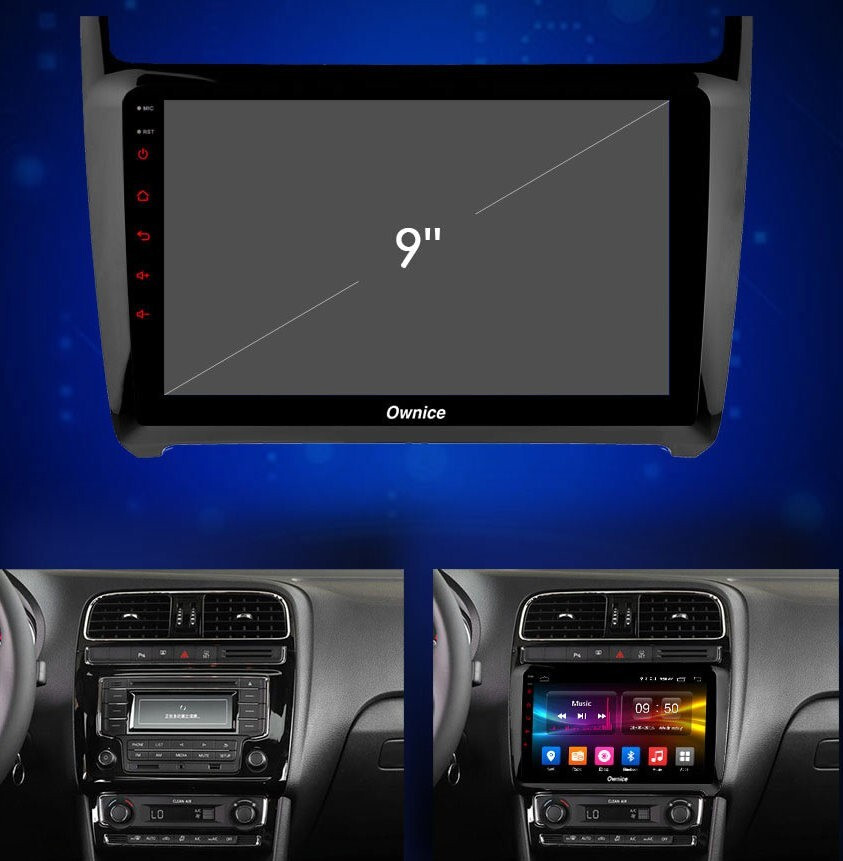 Магнитола для Volkswagen Polo 2009-2020 - Carmedia OL-9903 Android 10, 8-ядер, SIM-слот (CarPlay)