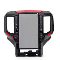 Магнитола для Dodge Ram 2020+ - Carmedia JT-1361B вертикальный экран 13.6" в стиле "Тесла" на Android 13, 12/256Гб, CarPlay, 4G SIM-слот