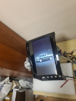 Магнитола для Toyota Tundra 2007-2013 - Carmedia вертикальный экран в стиле "Тесла" ZF-1818-GE на Android 13, 8Гб+128Гб, 4G SIM-слот, CarPlay