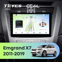 Штатная магнитола для Geely Emgrand X7 1 GX7 EX7 (2011-2019) - Teyes CC4L на Android 14, 8-ядер, 6ГБ-64ГБ, SIM-слот