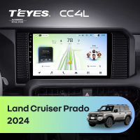 Штатная магнитола для Toyota Land Cruiser Prado 250 (2024-2026) - Teyes CC4L на Android 14, 8-ядер, 6ГБ-64ГБ, SIM-слот