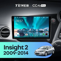 Штатная магнитола для Honda Insight 2 (2009-2014) Правый руль (Экран 9,5") - Teyes CC4 Pro на Android 13, 8-ядер, 8ГБ-128ГБ, SIM-слот