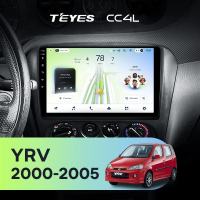 Штатная магнитола для Daihatsu YRV M5 (2000-2005) - Teyes CC4L на Android 14, 8-ядер, 6ГБ-64ГБ, SIM-слот