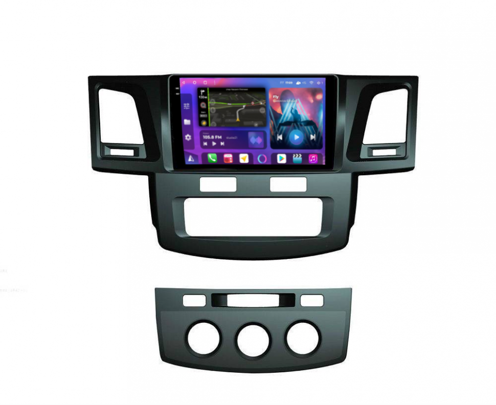 Штатная магнитола FarCar s400 2K 360 для Toyota Hilux на Android (BX143M 360) (CarPlay)
