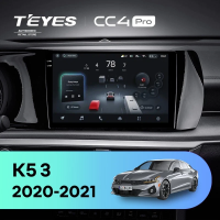Штатная магнитола для Kia K5 (2020-2021) (Экран 10,36") - Teyes CC4 Pro на Android 13, 8-ядер, 8ГБ-128ГБ, SIM-слот