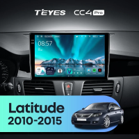 Штатная магнитола для Renault Latitude 1 (2010-2015) (Экран 10,36") - Teyes CC4 Pro на Android 13, 8-ядер, 12ГБ-256ГБ, SIM-слот