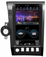 Магнитола для Toyota Tundra XK50 2007-2013, Sequoia XK60 2007-2022 - Carmedia ZF-1818-Q6 ("Тесла-Стиль") Android 11, 8ГБ+128ГБ, SIM-слот (CarPlay)