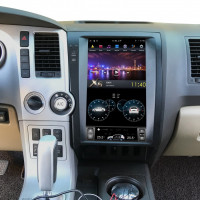 Магнитола для Toyota Tundra XK50 2007-2013, Sequoia XK60 2007-2022 - Carmedia ZF-1818-Q6 ("Тесла-Стиль") Android 11, 8ГБ+128ГБ, SIM-слот (CarPlay)