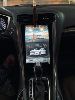 Магнитола для Ford Mondeo 5 2015+ (без SYNC) - Carmedia ZF-1201M-Q6 вертикальный экран 12.1" в стиле "Тесла" на Android 11, 8Гб+128Гб, CarPlay, 4G SIM-слот