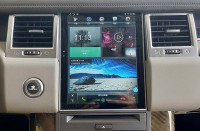 Магнитола для Range Rover Sport 2012-2013 (поддержка штатного меню BOSCH) - Carmedia NH-R1004-3 ("Тесла-Стиль") Android 11, 4+64Гб, CarPlay, SIM-слот (только с установкой в Москве) (CarPlay)
