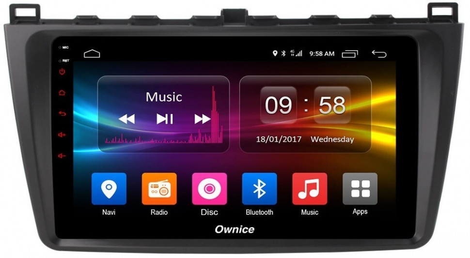 Магнитола для Mazda 6 2007-2012 (GH) - Carmedia OL-9506 Android 10, 8-ядер, SIM-слот (CarPlay)