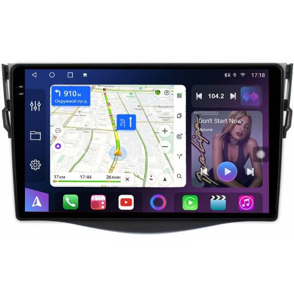 Штатная магнитола FarCar s500 Plus 2K для Toyota RAV4 на Android  (GX018-9M)