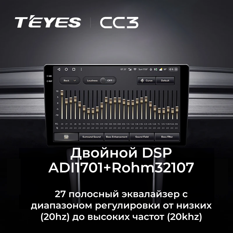 Штатная магнитола Teyes CC3 4/32 BMW 3 серия E46 (1998-2006) 7"