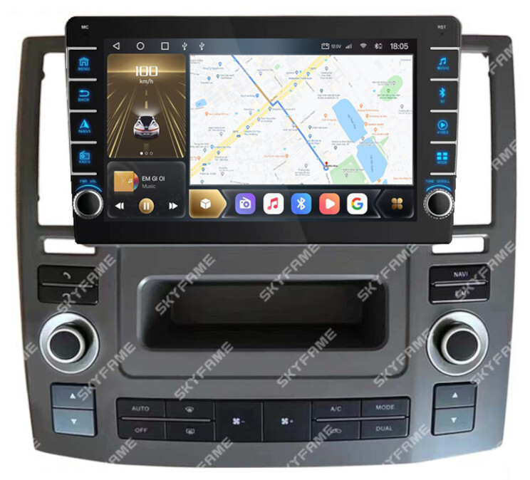 Магнитола для Infiniti FX 2006-2008 - Carmedia SF-9279-2 (крутилки) QLed, Android 10, ТОП процессор, CarPlay, SIM-слот (только с установкой в Москве) (CarPlay)