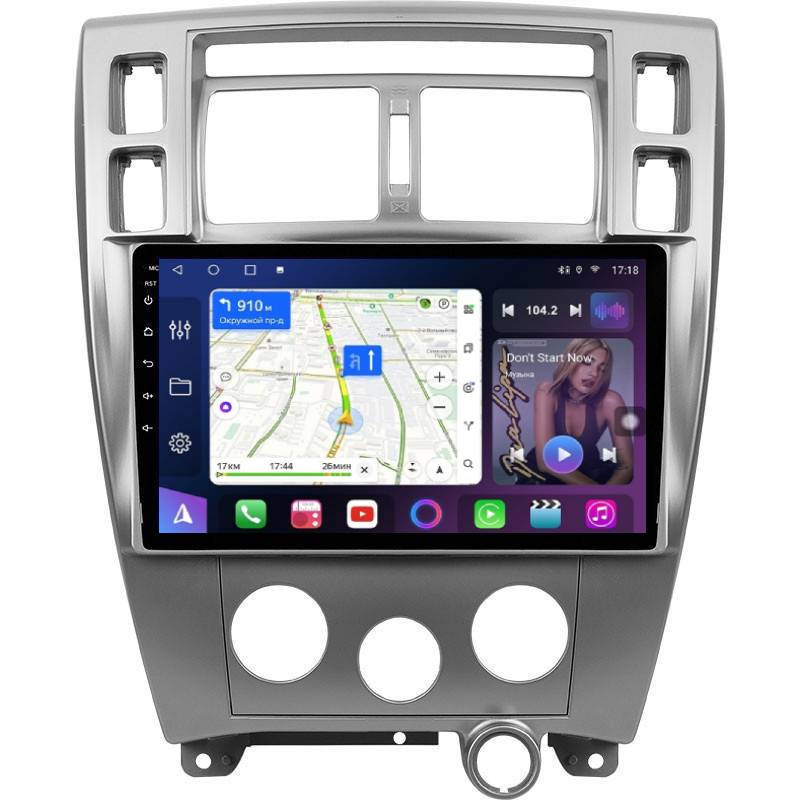 Штатная магнитола FarCar s400 для Hyundai Tucson на Android  (TM3037M серебро)