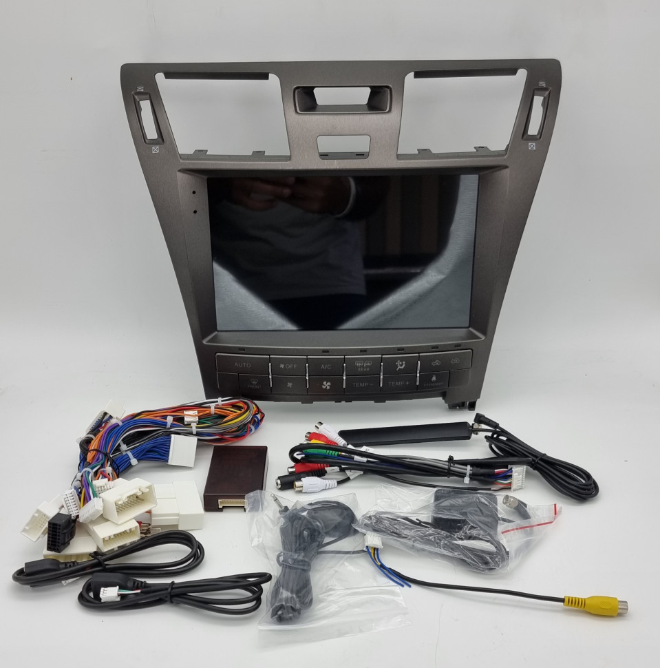 Магнитола для Lexus LS 460 (low) - Carmedia KP-L1002 монитор 12.3" на Android 10, Carplay, 4G SIM-слот, 8/128Гб