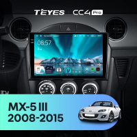 Штатная магнитола для Mazda MX-5 (2008-2015) (Экран 9,5") - Teyes CC4 Pro на Android 13, 8-ядер, 8ГБ-128ГБ, SIM-слот