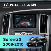 Штатная магнитола для Nissan Serena 3 C25 (2008-2010) (Экран 9,5") - Teyes CC4 Pro на Android 13, 8-ядер, 12ГБ-256ГБ, SIM-слот