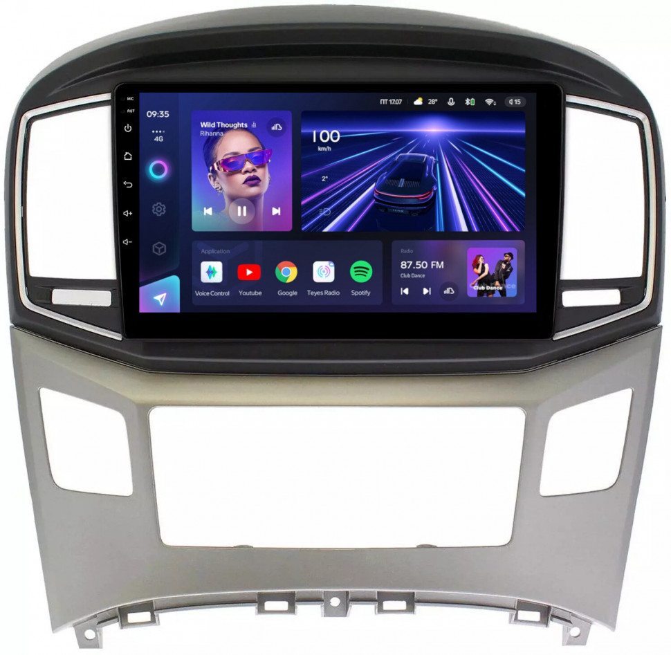 Магнитола для Hyundai H1 2015-2022 - Teyes CC3 Android 10, ТОП процессор, 4/32 Гб, CarPlay, SIM-слот (CarPlay)