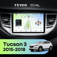 Штатная магнитола для Hyundai Tucson 3 (2015-2018) Тип-A - Teyes CC4L на Android 14, 8-ядер, 6ГБ-64ГБ, SIM-слот