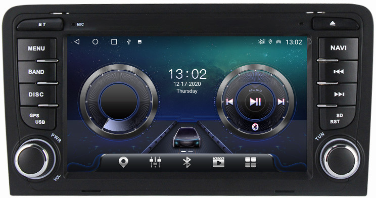 Магнитола для AUDI A3 2003-2012 - Carmedia MKD-7008-S10 Android 12, ТОП процессор, 4Гб+64Гб, CarPlay, SIM-слот (CarPlay)