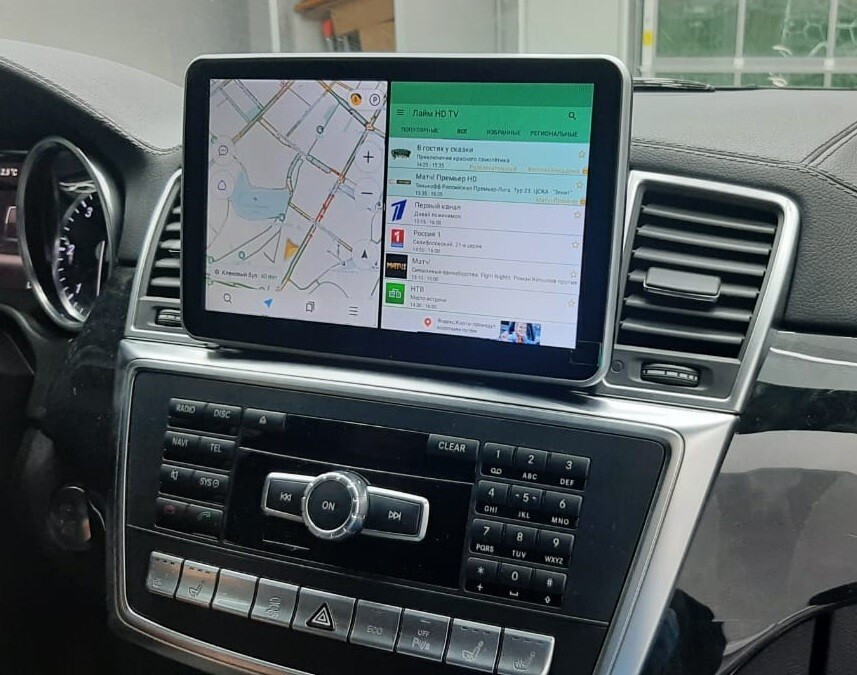 Магнитола для Mercedes-Benz ML (W166), GL (X166) 2011-2015 - Carmedia MKD-M9001 монитор 9" на Android 10, SIM-слот, 4ГБ-64ГБ (CarPlay)