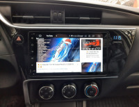 Магнитола для Toyota Fortuner 2015-2022, Corolla 2016-2018 - Carmedia KD-9406-P6 на Android 10, 6-Турбо ядер, 4ГБ-64ГБ (CarPlay)